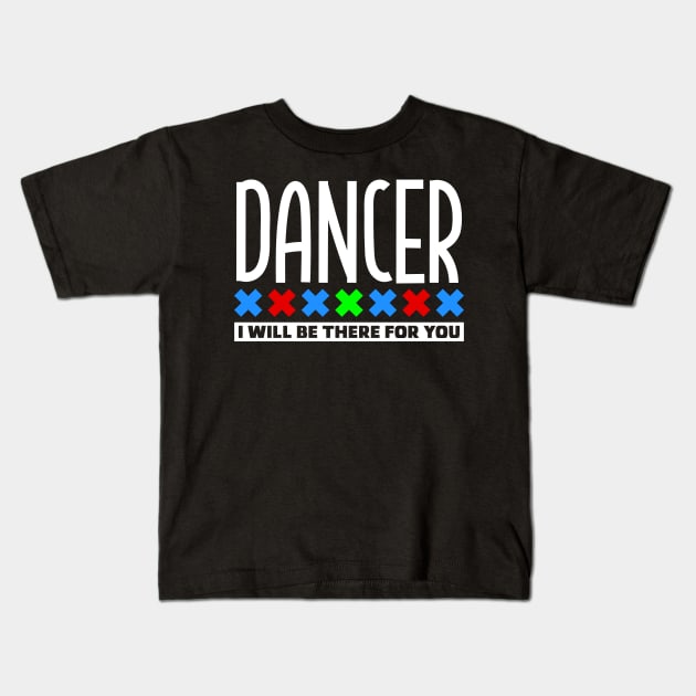 Dancer Kids T-Shirt by colorsplash